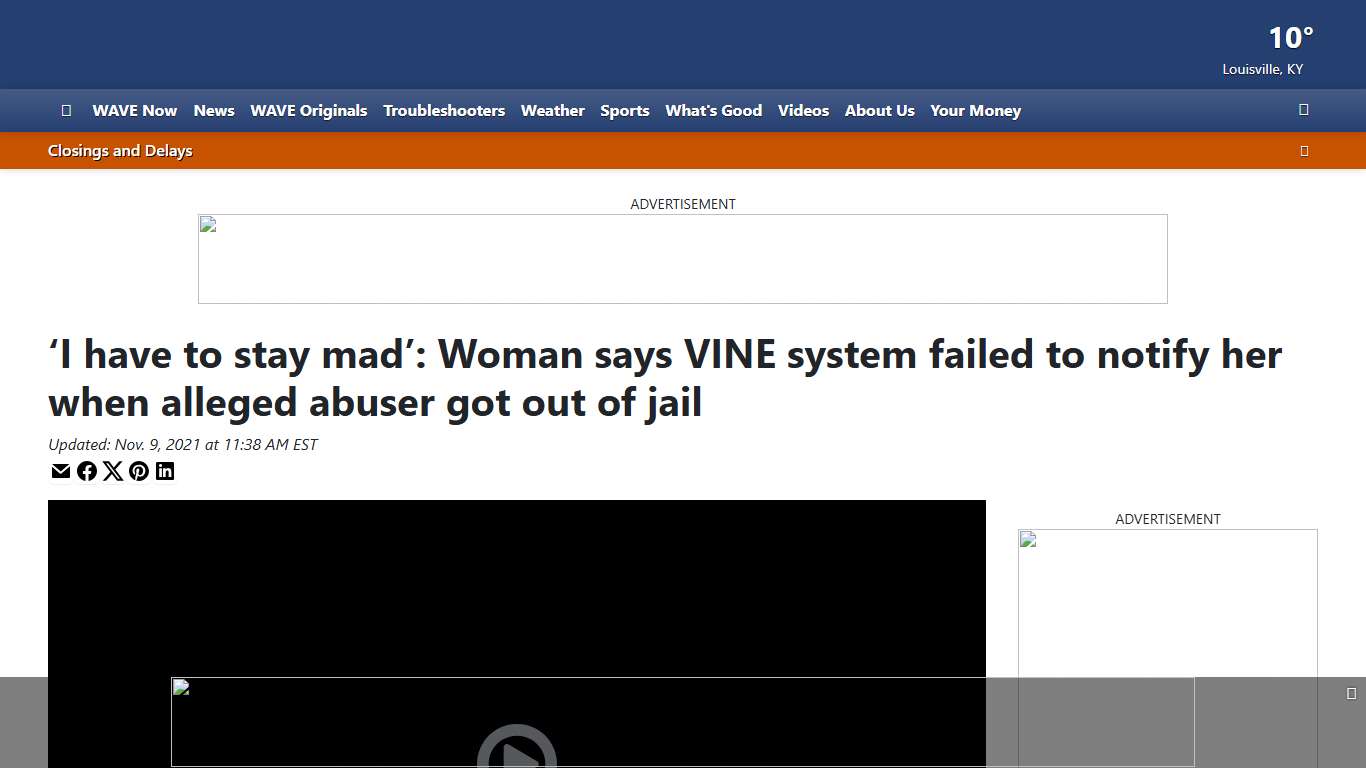 ‘I have to stay mad’: Woman says VINE system failed to notify her when alleged abuser got out of jai